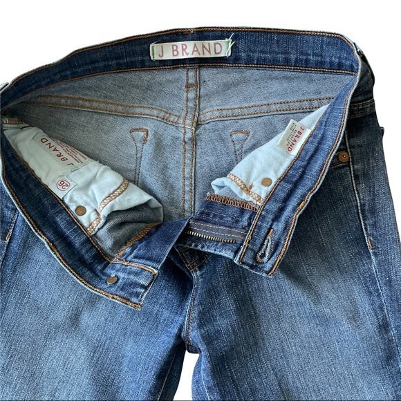 J Brand Skinny Leg Jeans in Vivid Medium Wash Women's Size 26 No Distressing - Picture 6 of 8